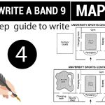 IELT Writing task 1 map