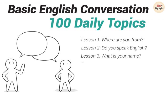 Basic English Conversation 100 Daily Topics-01