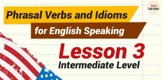 12 English Phrasal Verbs and Idioms for Learning & Improving 4 skills | Lesson 3 – Intermediate Level