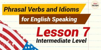12 English Phrasal Verbs and Idioms for Learning & Improving 4 skills | Lesson 7 – Intermediate Level