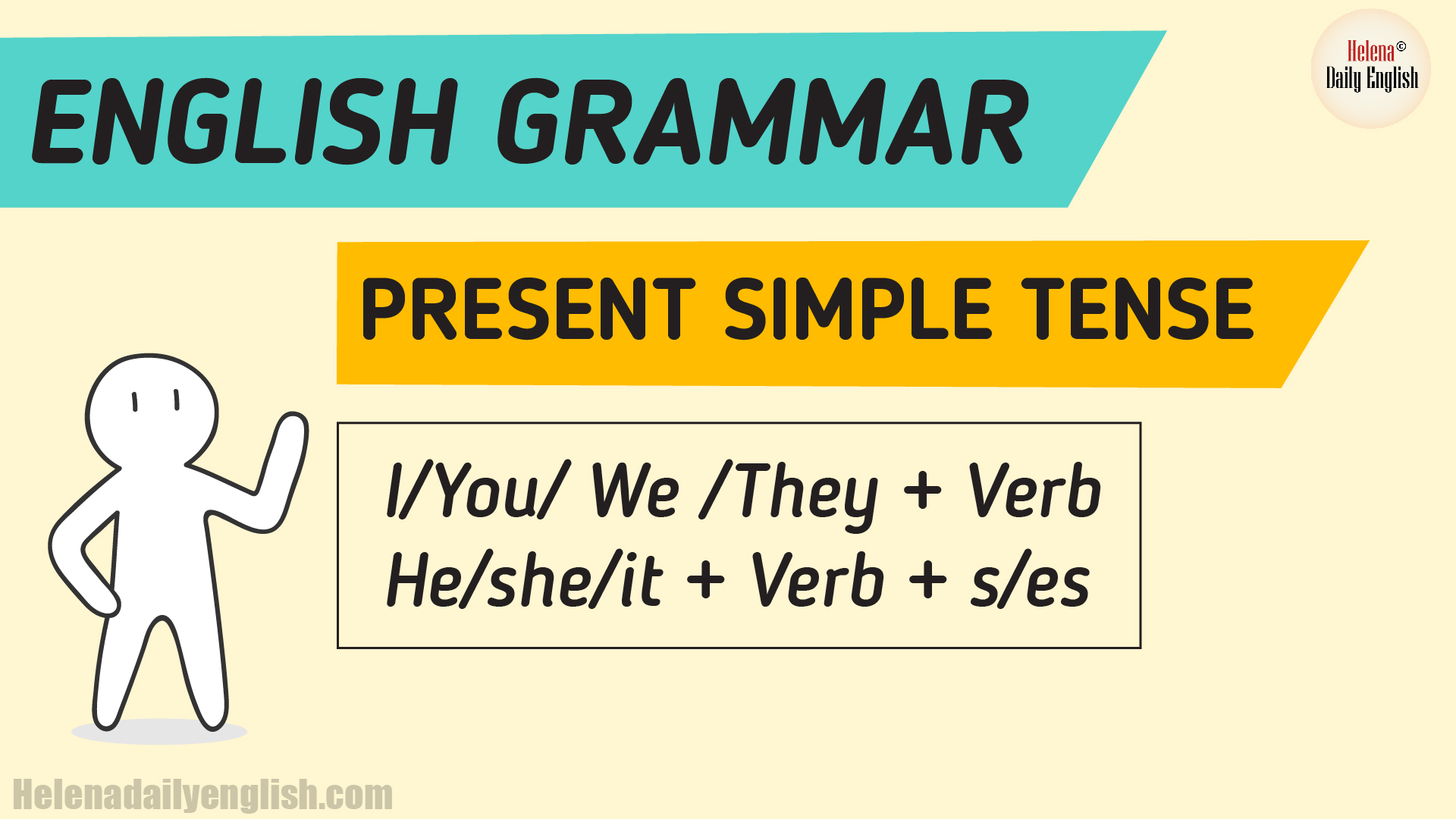 grammar explanation: simple present