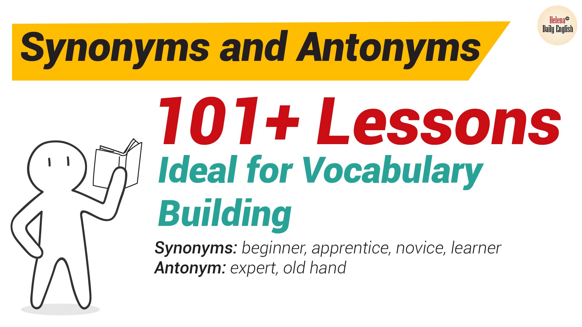 Synonyms and Antonyms Dictionary 101 lessons-01 | Helena ...
