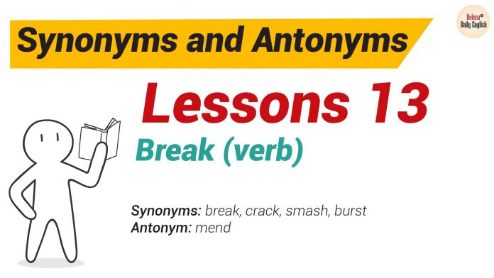Synonyms and Antonyms Dictionary 13-01