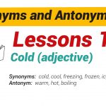 Synonyms and Antonyms Dictionary 19-01