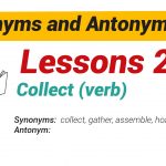 Synonyms and Antonyms Dictionary 20-01