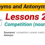 Synonyms and Antonyms Dictionary 21-01