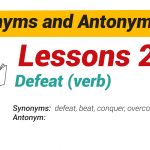 Synonyms and Antonyms Dictionary 29-01