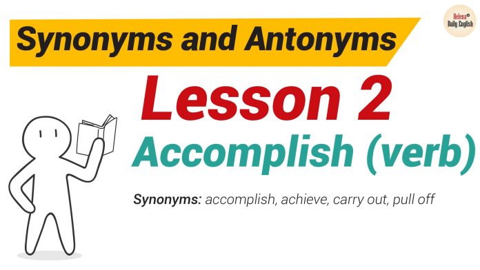 Synonyms and Antonyms Dictionary -Lesson2-01