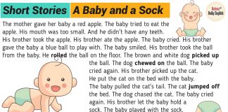 Short Stories in English: A Baby and a Sock