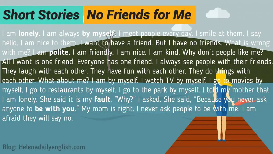 short-stories-in-english-no-friends-for-me