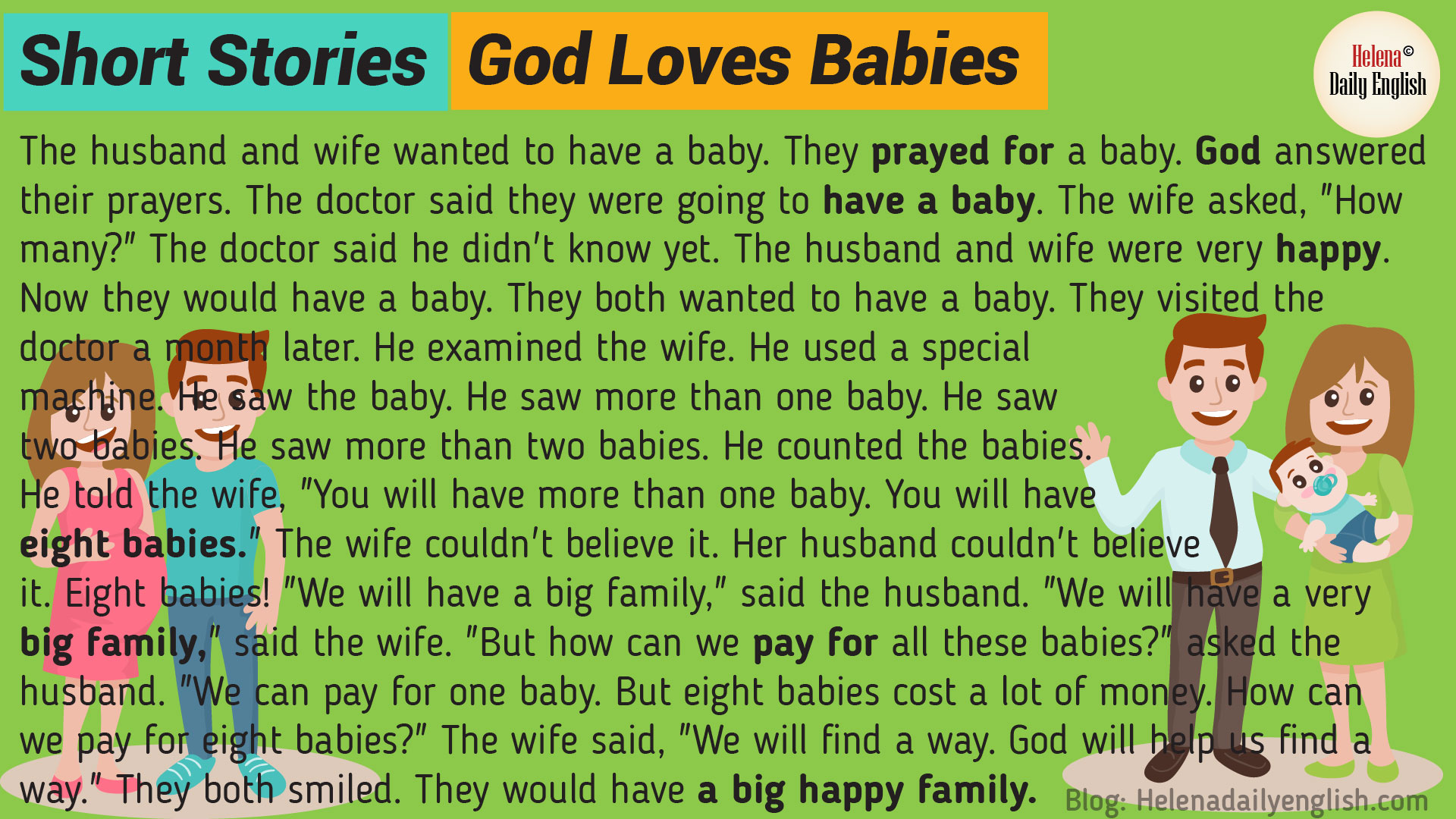 Short Stories In English Loves Babies