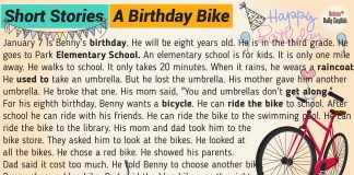 Short Stories in English: A Birthday Bike