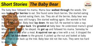Short Stories in English: The Baby Bear
