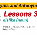 Synonyms and Antonyms Dictionary 33-01