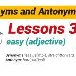 Synonyms and Antonyms Dictionary 34-01