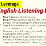 Ways to Leverage Your English Listening Habits-01