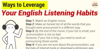 English Listening Tips: Ways to Leverage Your English Listening Habits