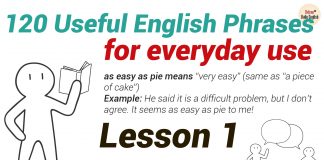 Common English Phrases – 120 Useful English Phrases for Everyday Use | Lesson 1