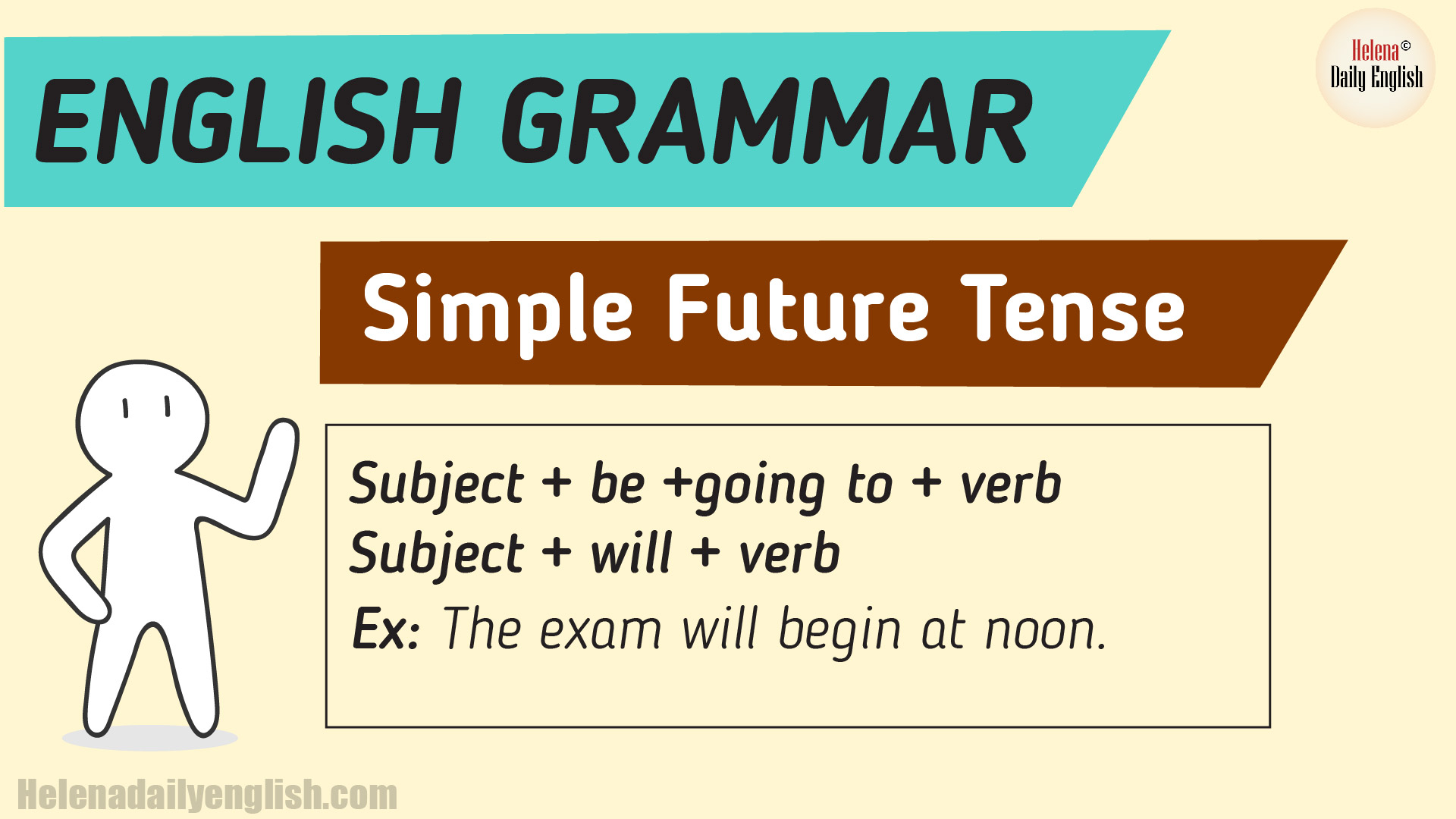 The Simple Future Tense (Example & Explanation)| English ...