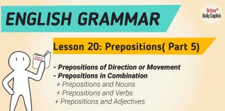 English Grammar: Lesson 20 (Part 5) – Prepositions of Direction or Movement 20.Lesson 20 part 5 – Prepositions-01