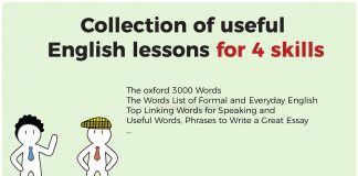 Collection of useful English lessons for 4 skills: Most viewed English lessons and Tips Collection of useful English lessons for 4 skills: Most viewed English lessons and Tips