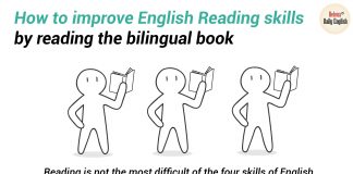 How to improve English Reading skills by reading the bilingual book