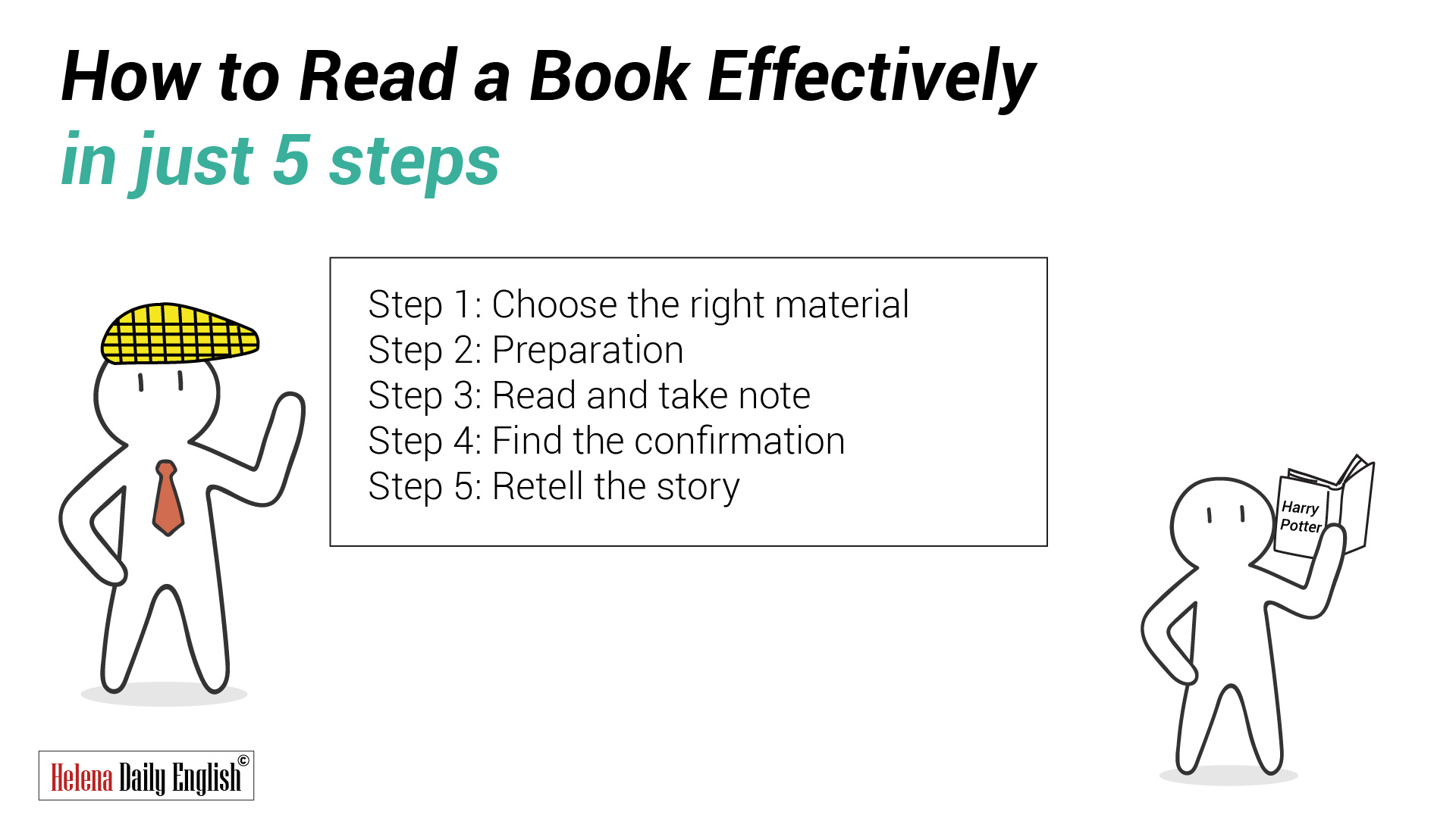 How To Read A Book Effectively In Just 5 Steps 01 Helena Daily English 