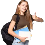 young-student-woman-with-backpack-bag-holding-hand-with-thumb-up-gesture-isolated-white-wall