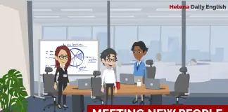 Daily English Conversation: Topic – Meeting New People at Work